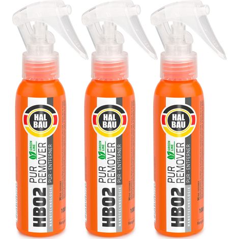 HALBAU Reinigt Ausgehärtete Polyurethanschaum Entferner PU-Schaum 100ml HB02 - 3 St. (1/3)