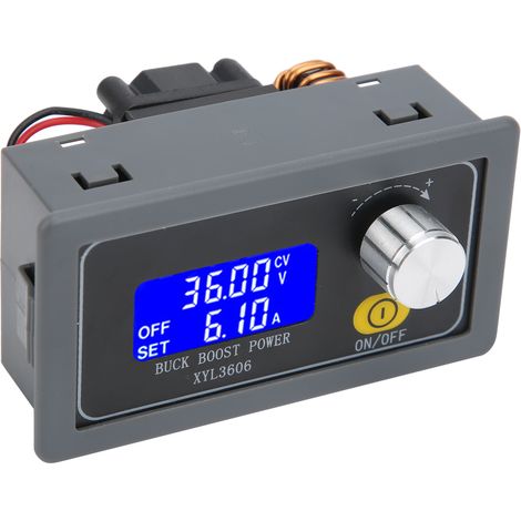 Alimentation Buck-Boost régulateur XYL3606 DC 6-30V 0-6.1A affichage tension/courant convertisseur ajustable (1/5)