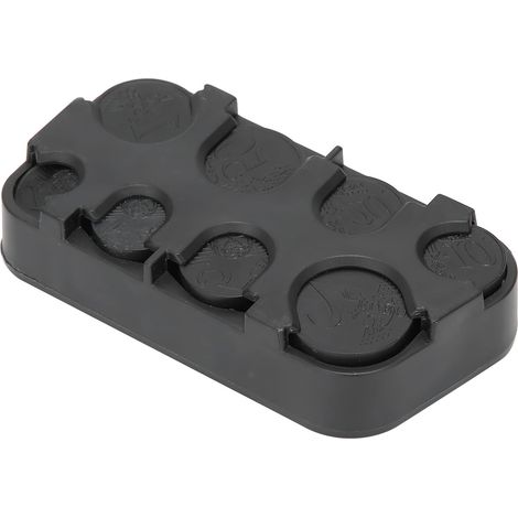 Organisateur de Pièces Porte-pièces en Plastique Rectangle Euro Distributeur de Pièces Boîte de Rangement Organisateur Utilisation (1/5)