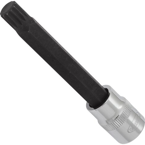 Schraubendrehereinsatz ∙ V6118 ∙ 3/8 Zoll (10 mm) Vierkant hohl ∙ Innen Vielzahn Profil XZN ∙ SW M10 (1/2)