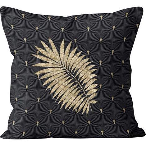 Coussin imprimé pur coton 45x45 cm ELEGANCE, par Soleil d'Ocre