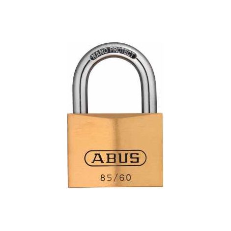 Zylindervorhangschloss 85/60 gl Schlosskörper-B.60mm MS gl.2715 ABUS