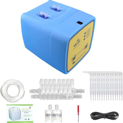 Arrosage Wi-Fi double pompe – goutte-à-goutte programmable, appli, jardin/plantes/terrasse (1/5)