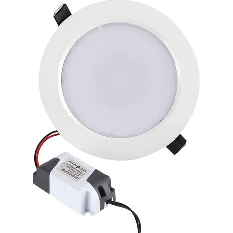 Downlight d'éclairage encastré LED 15 W avec télécommande IR 16 couleurs et 4 modes de clignotement Dimmable RGBW Plafonnier à projecteur changeant (1/5)