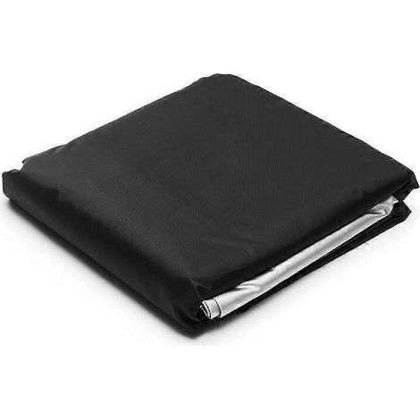 Nappe carrée d'extérieur pour spa, 240 x 240 x 85 cm, imperméable et résistante aux UV, noire. (1/5)