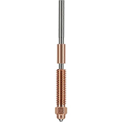 Hochleistungs-Druckdüse K1C aus Chrom-Zirkonium-Kupfer für Ender-3 V3 K1 Max 3D-Drucker (Hotend, 0,6 mm) (1/5)
