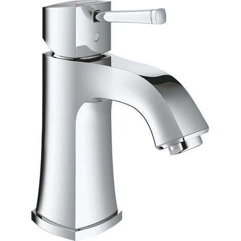 Robinet de lavabo EH Grandera 24370 M-Size corps lisse chromé (1/3)