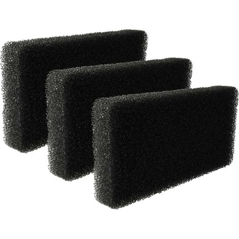 vhbw Set de filtros (3x filtro de espuma) compatible con Gorenje SP10/321 D7565NB, SP10/321 D7565NO, SP10/321 D7565NR secadoras de ropa