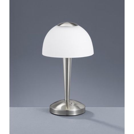 Lampada da tavolo Ventura argento LED dimmer 3000K Trio (1/3)