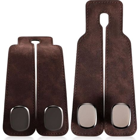 2-teiliges Set: Handtaschenhaken für die Kopfstütze, Auto-Kopfstützenhaken, Sitzhaken für Einkaufstaschen, Auto-Handtaschenhalter aus Metall (1/4)