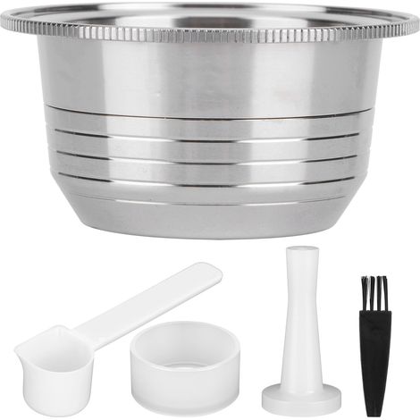 Filtre hémisphérique en acier inoxydable 304 pour capsules de café 230 ml, compatible avec Nespresso Vertuo Plus
