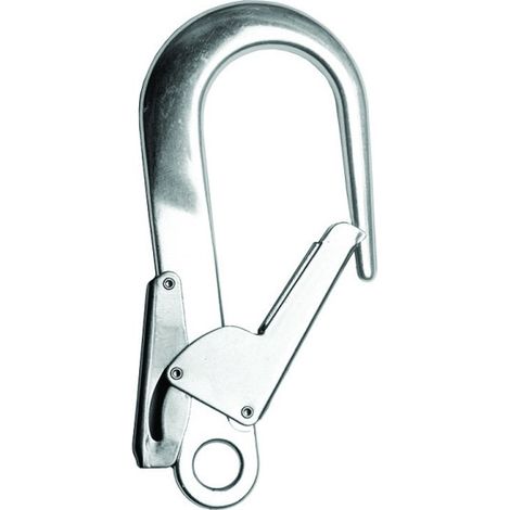 Gancho de 60mm en aluminio con cierre automático