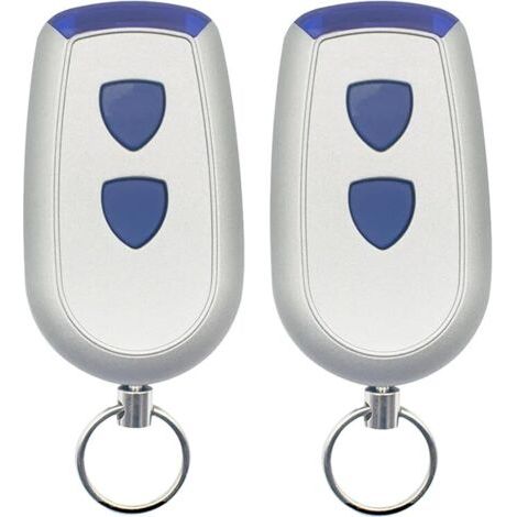 Applicable 2pcs 433MHz contrôle 2 touches télécommande de porte de garage compatible avec normstahl / crowford ea433 Remote