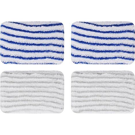 4-teiliges Reinigungs- und Dampfwischer-Set, Reinigungs- und Dampfaufbewahrungszubehör, Wischmopp für Rowenta Clean & Steam ZR850002 ZR005801 ZR005804 (Grau und Blau) (1/5)