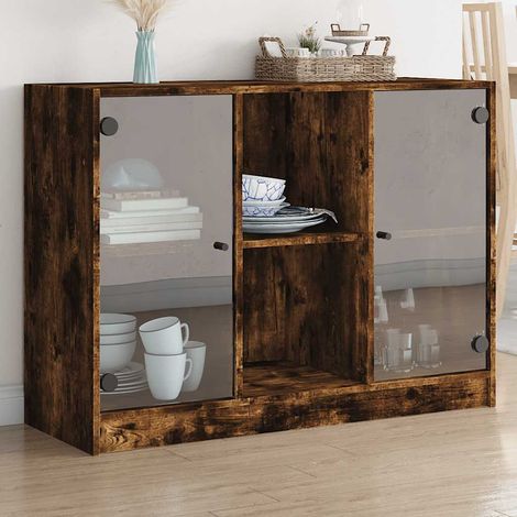 Sideboard Räuchereiche 102x37x75,5 cm Holzwerkstoff (1/5)