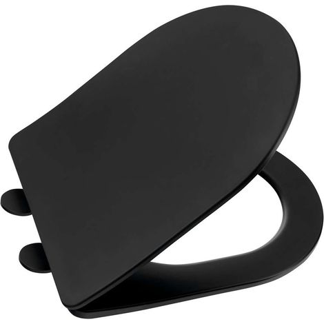 Sapho Paco - WC-Sitz, Slim, SoftClose, schwarz PCS1012B (1/5)
