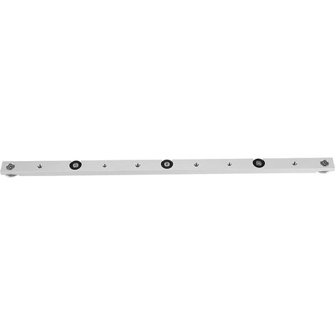 Alliage d'aluminium rails en T rainure à onglet piste et barre à onglet curseur table scie à onglet jauge tige outils de travail du bois bricolage(300mm) (1/5)