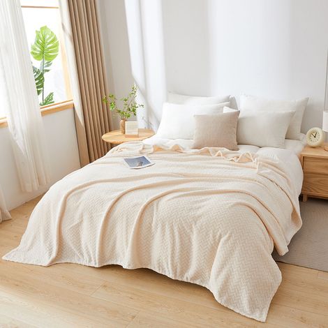 Couverture Rafraîchissante - Microfibre Anti-Statique - 100 x 150 cm - Pour Lit Canapé Bureau Extérieur - 1 Pièce (1/5)