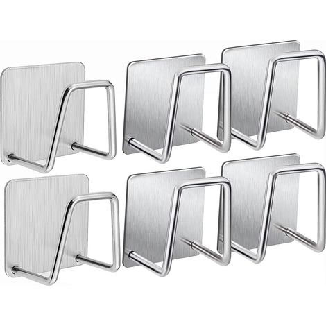 soportes de acero inoxidable para esponjas, soporte para esponjas, soporte autoadhesivo para esponjas de cocina, soporte para esponjas de fregadero, soporte para tapas, soporte para tablas de cortar p (1/5)