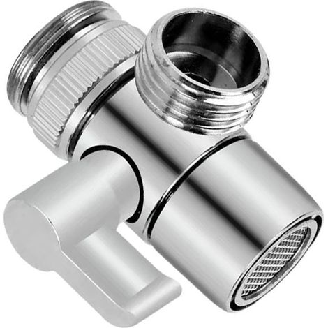 Adaptateur de robinet M22 vers F1/2+F3/4+M24+M26+M28, laiton argenté, raccord de plomberie (1/5)