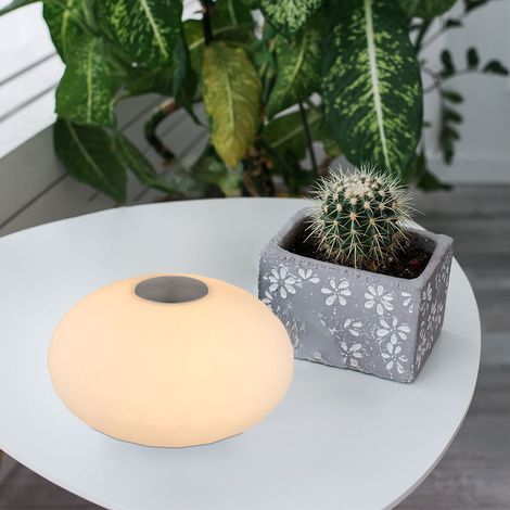 Außenleuchte Tischleuchte LED Dimmbar Touch-Schalter IP44 USB-C AKKU Gartenlampe