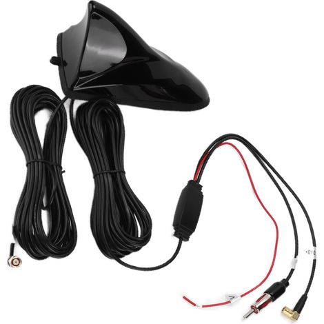 Universelle Haifischflossen-Dachantenne 470–860 MHz für digitale DVB-T-Receiver im Auto, passend für die Außenabdeckung. (1/5)
