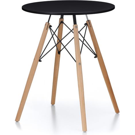 Tavolo da pranzo Aga 60 cm Nero
