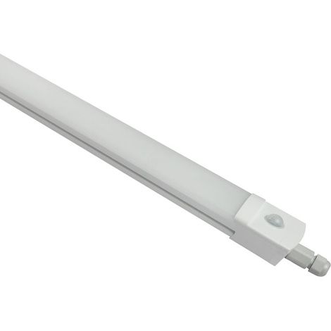 Réglette LED étanche à détection 120cm 40W IP65 WOLTZ (1/4)