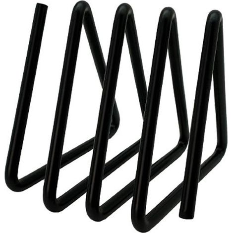 Modernes Küchenregal – Schwarzer Metallhalter für Schneidebretter, Geschirr und Küchenutensilien (Platzsparender Organizer)