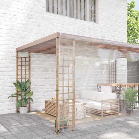 Maison Exclusive - Telone Trasparente con Occhielli 8x8 m in PVC