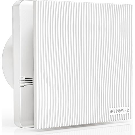 Ventilateur de Salle de Bain 100mm avec Capteur d'humidité Extracteur d'air Silencieux avec Fonction Minuterie IP45 Ventilateur d'extraction pour VMC Cuisine WC Garage Cave (1/5)