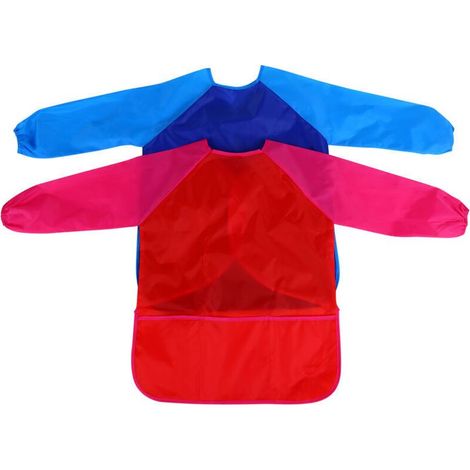 Tablier Imperméable Enfant pour Peinture, Cuisine et Activités Créatives avec Poche (1/5)