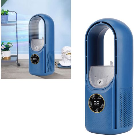 Rotorblattloser Sprühventilator für Zuhause, Studentenwohnheim, Büro, Arbeitszimmer, Luftbefeuchter, multifunktionaler USB-Kühlventilator (1/5)