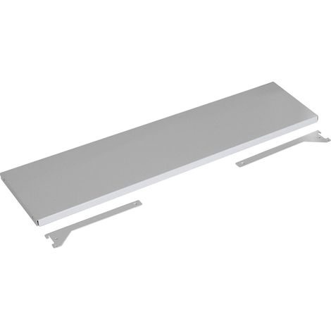 hofe, Tablette pour rayonnage mural avec console support, tôle (1/3)