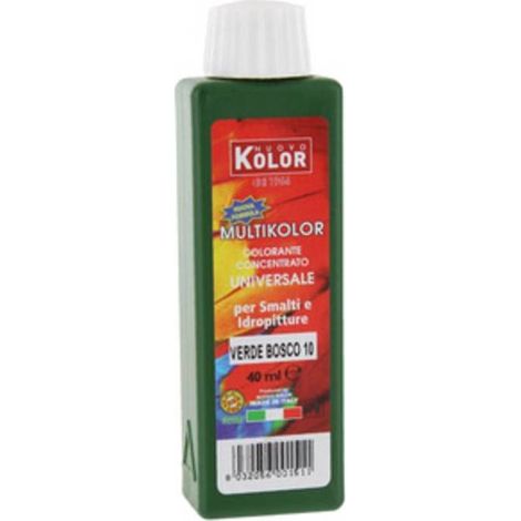 12 x COLORANTE UNIVERSALE 40 ML VERDE BOSCO   10RL