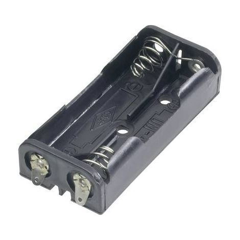 Support de pile 2x LR3 (AAA) Goobay 12462 raccordement à souder (L x l x H) 52 x 23 x 12.5 mm X94047 (1/2)