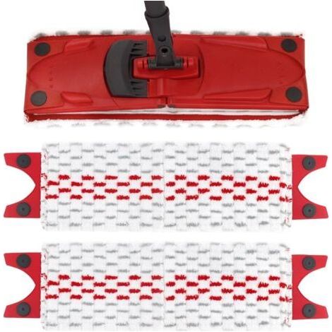 Replacement Mop for Vileda Ultramax 2in1 Microfiber Flat Mop Heads for Vileda Mop Cleaning Mop for All Floor Types (2 Pieces) (1/5)