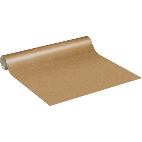 Sticker Vinyle Imperméable Cuisine Armoire Porte - Adhesif pour Meuble, Autocollant pour Meuble - Sticker Mural H60cm x L2m - Cuivre (1/5)
