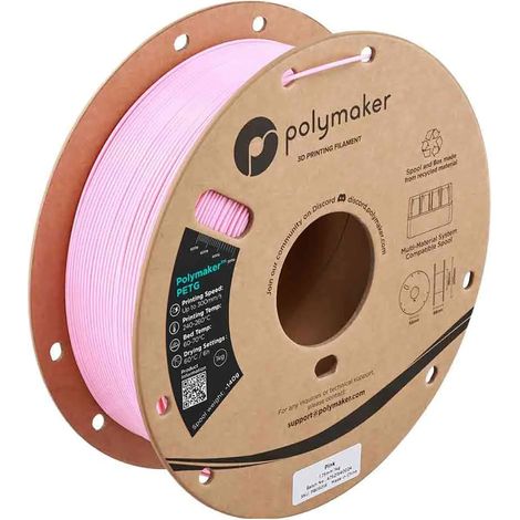 Filament imprimante 3D Polymaker pb05018 PETG adhérence couche finition lisse (1/3)
