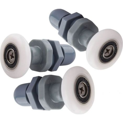 10single Porte de douche coureurs/roues/poulies/guides 23 mm Diamètre