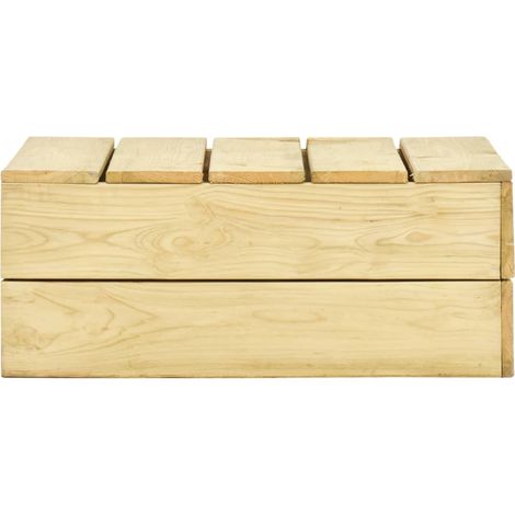 Table de jardin,Table d'extérieur 75x75x31 cm Bois de pin imprégné CFW25343 (1/5)
