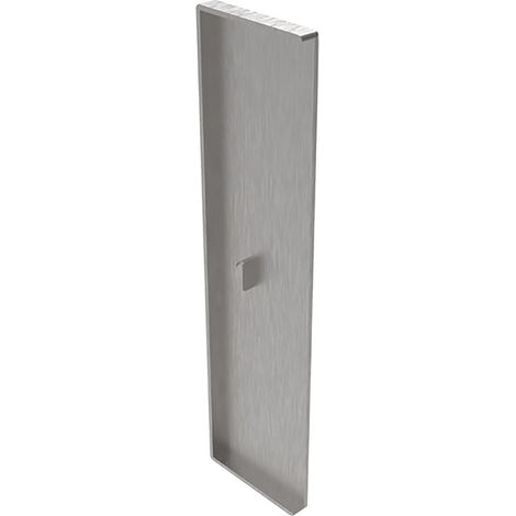 ECONOMY Endkappe für Bodenprofil h-Form 0011,zur vorgesetzten Montage,silber
