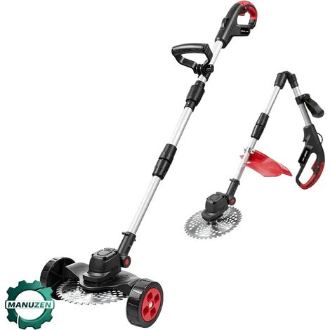 Manuzen - Débroussailleuse sans fil 23 cm – compatible Makita 18 V — Avec 2 batteries (1/5)