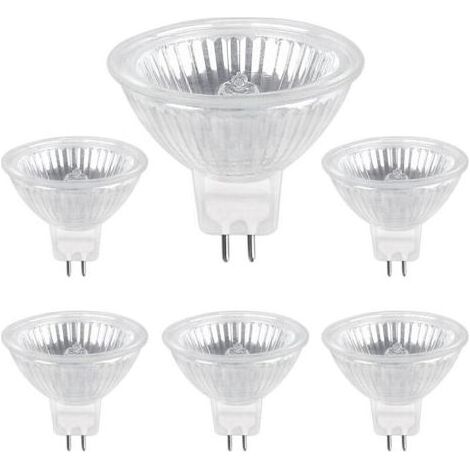 Ampoule Halogene GU5.3 35W 12V, 680lm Blanc Chaud 2700K Dimmable, Ampoule Spot Halogène MR16, pack de 6 (1/5)