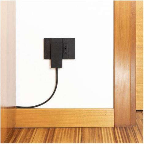 1PZ FME ART.80.151 SPINA SALVASPAZIO SCHUKO CLOCK NERO