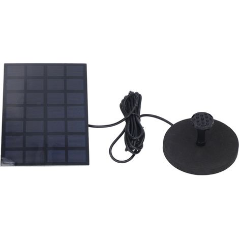 Fontana solare galleggiante multifunzionale per abbeveratoi per uccelli, laghetti, piscine e acquari, 7V 2.5W