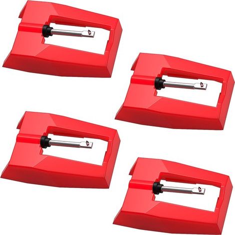 Dailygoods Plattenspielernadeln (3 Stück) Diamant Ersatznadeln Geeignet für Plattenspieler Plug and Play Hochwertiges ABS und Al Aluminium (1/5)