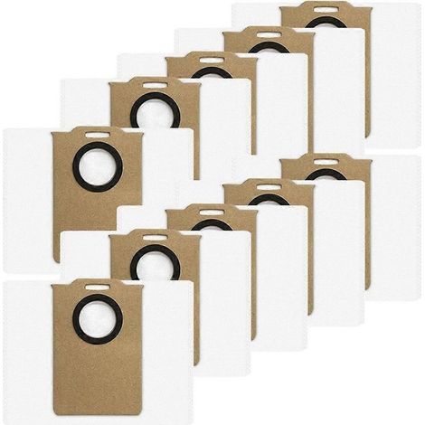 10 sacs à poussière de rechange compatibles avec l'aspirateur robot Redroad R11 - Accessoires - Sacs à poussière grande capacité() (1/4)