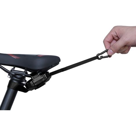 Bike Sangle de Remorquage – Tire Vélo Enfant Retractable – Remorque Pour Sorties de Vélo en Famille – Tout Type de Vélo – Noir (1/5)
