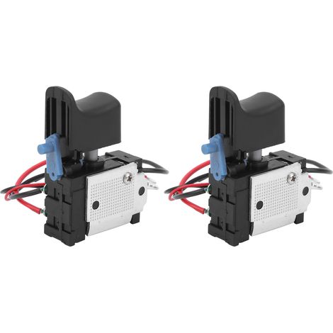Lot de 2 interrupteurs à gâchette pour outils électriques, bouton de contrôle de vitesse universel pour meuleuse d'angle. (1/5)